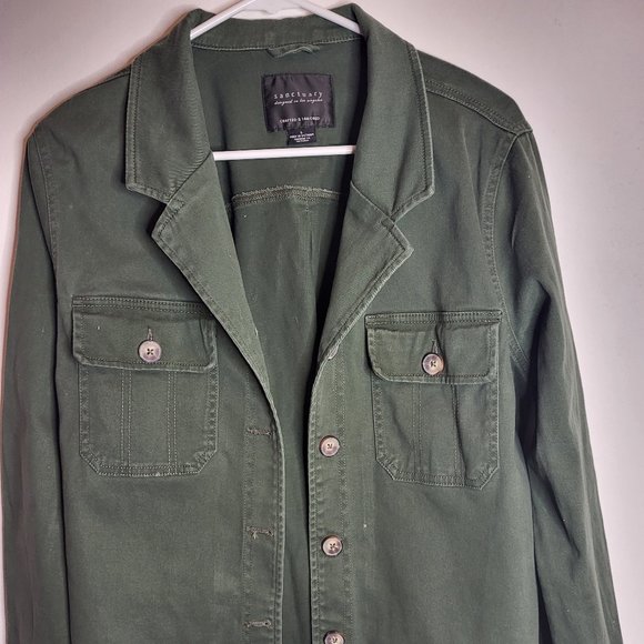Sanctuary Jackets & Blazers - Sanctuary Women's Olive Green Jacket, Sz. L. 3 button front closure.